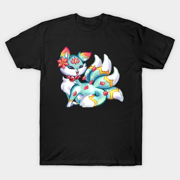 Summer Kitsune T-Shirt by Animechristy
